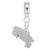 Costa Rica charm dangle bead in Sterling Silver hide-image