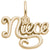 Niece Charm in Yellow Gold Plated