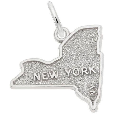 New York Charm In 14K White Gold