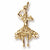 Spanish Dancer Charm in 10k Yellow Gold hide-image