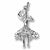 Spanish Dancer charm in 14K White Gold hide-image