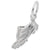 Golf Shoe Charm In 14K White Gold