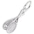 Tennis Racquet Charm In Sterling Silver