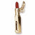 Lipstick Charm in 10k Yellow Gold