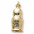Matryoshk Doll charm in Yellow Gold Plated hide-image
