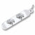 Snowboard charm in Sterling Silver hide-image