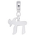 Chai Charm Dangle Bead In Sterling Silver