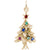 Christmas Tree Charm in Yellow Gold Plated