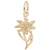 Edelweiss Charm In Yellow Gold