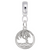 Palm charm dangle bead in Sterling Silver hide-image