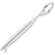 Surf Board Charm In 14K White Gold
