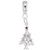 Christmas Tree charm dangle bead in Sterling Silver hide-image