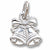 Christmas Bells charm in 14K White Gold hide-image