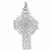 Celtic Cross charm in Sterling Silver hide-image