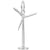 Power Wind Mill Charm In Sterling Silver