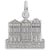 Rainbow Row Charm In 14K White Gold