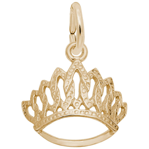 Tiara Charm In Yellow Gold