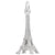 Eiffel Tower Charm In Sterling Silver