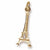 Eiffel Tower charm in Yellow Gold Plated hide-image