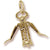 Corkscrew charm in Yellow Gold Plated hide-image