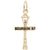 Bourbon St Lamp Post Charm In Yellow Gold
