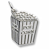 Popcorn charm in Sterling Silver hide-image