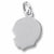 Boys Head charm in Sterling Silver hide-image