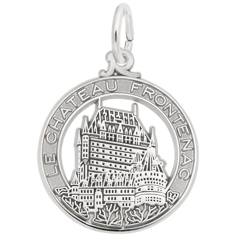 Chateau Frontenac Charm In Sterling Silver