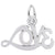 Love Charm In Sterling Silver
