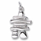 Inukshuk charm in Sterling Silver hide-image