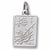 Mahjong Tile charm in Sterling Silver hide-image