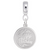 Birthday charm dangle bead in Sterling Silver hide-image