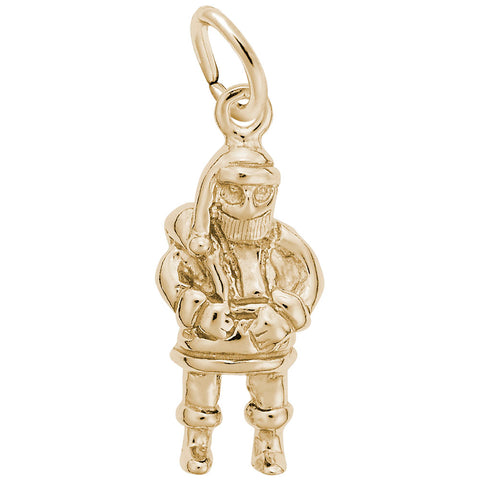 Santa Charm in Yellow Gold Plated