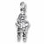 Santa charm in Sterling Silver hide-image