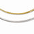 14K Yellow Gold Supreme Reversible Omega, 16 inch x 3mm, Jewelry Chains and Necklace