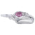 October Birthstone Charm In 14K White Gold