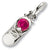 July Birthstone charm in Sterling Silver hide-image