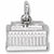 Lincoln Memorial charm in 14K White Gold hide-image