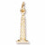 Washington Monument Charm in 10k Yellow Gold