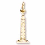 Washington Monument charm in Yellow Gold Plated hide-image