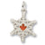 Cdn. Snow Flake charm in 14K White Gold hide-image