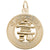 Canada Inukshuk Charm in Yellow Gold Plated