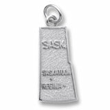 Saskatchewan,Can charm in Sterling Silver hide-image