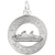 Van/Ak Cruise Ship Charm In 14K White Gold