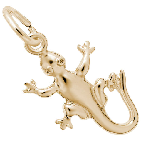 Gecko Charm in Yellow Gold Plated