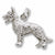 German Shepherd charm in Sterling Silver hide-image