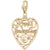 Anniversary Charm In Yellow Gold