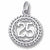 Number 25 in Sterling Silver hide-image