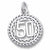 Number 50 in Sterling Silver hide-image