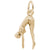 Diver Charm In Yellow Gold
